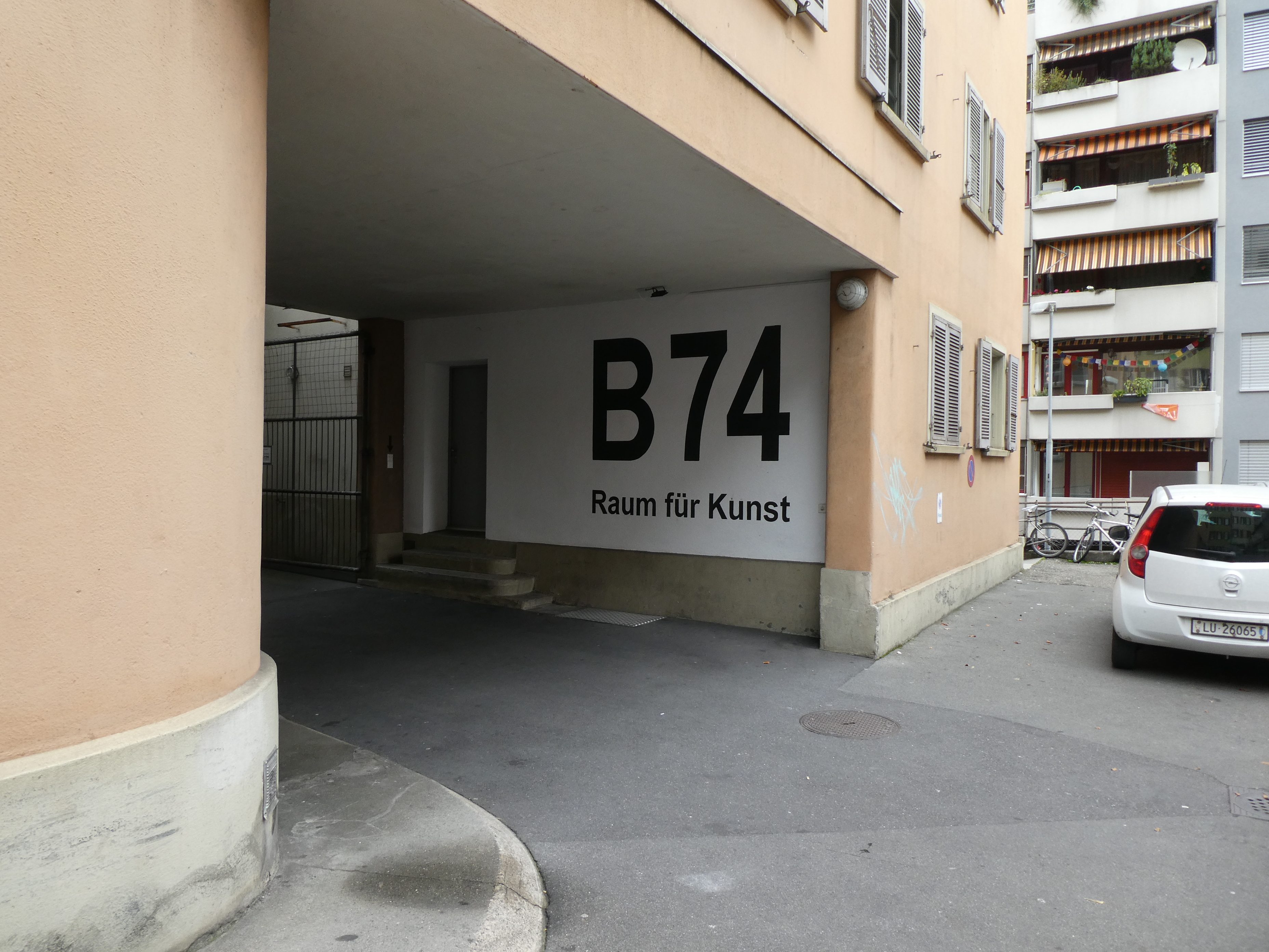 Aussenansicht B74 Raum für Kunst Luzern
