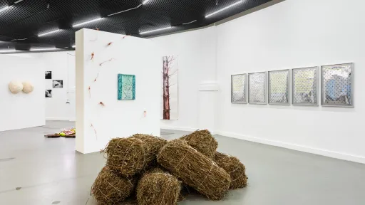 Ausstellungsansicht «Crossroad – Home in Motion», Foto: Kilian Bannwart