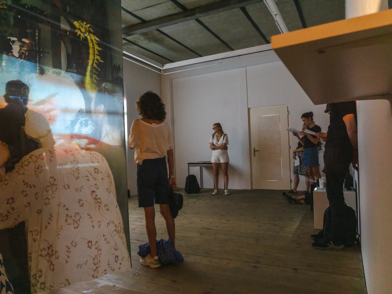 Spaziergang mit Sophia Fries (Künstlerin und Kunstvermittlerin), der die grösste Kunstinstitution Luzerns mit den kleinsten Kunsträumen verbindet. Foto: Jessica Curschellas Spaziergang mit Sophia Fries (Künstlerin und Kunstvermittlerin), der die grösste Kunstinstitution Luzerns mit den kleinsten Kunsträumen verbindet. Foto: Jessica Curschellas